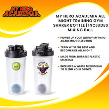 My Hero Academia All Might Training Gym Shaker Bottle | Perfect for Protein Shakes, Pre & Post-Workout Blends, & More | Includes Mixing Ball