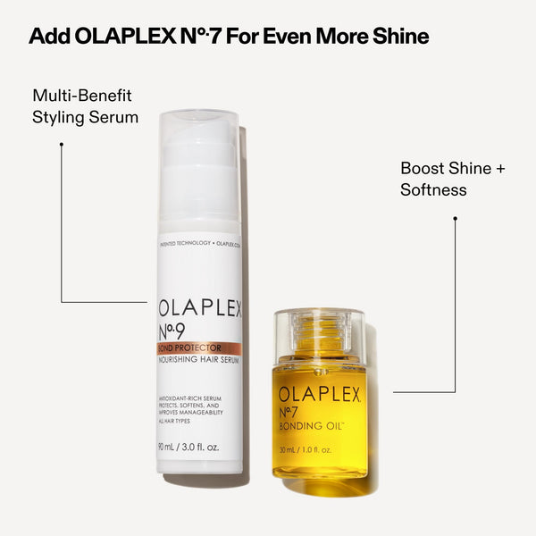 Olaplex No. 9 Bond Protector Nourishing Hair Serum, Heat Protectant, Softens & Weightlessly Nourishes, Reduces Tangle & Static, For All Hair Types, 90ml