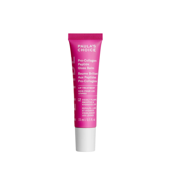 Paula’s Choice Pro-Collagen Peptide Gloss Balm, Plumps, Hydrates & Smooths Lips, Sheer & Glossy Finish for Fuller Lips, Cruelty-Free, 0.5 Fl. Oz.