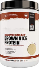 North Coast Naturals Organic Sprouted Raw Brown Rice Protein Powder with 17g of Complete Undernatured protein – 840g