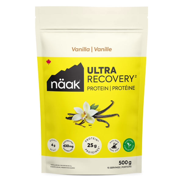 NÄAK Protein Powder, 500g (15 servings) | 25g Plant-based Protein, 4g BCAAs, Keto, Dairy-Free, GMO Free, Gluten Free (Vanilla)