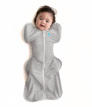 Love to Dream Swaddle UP, Baby Sleep Sack, Self-Soothing Swaddles for Newborns, Improves Sleep, Snug Fit Helps Calm Startle Reflex, New Born Essentials for Baby, 1.0 TOG, 6-8kg, Gray