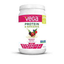 Vega Protein and Greens Chocolate (16 Servings) + Vega Protein and Greens Berry (21 Servings) Plant Based Protein Powder Plus Veggies