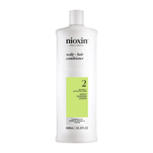 Nioxin Scalp + Hair Thickening System 2 Conditioner, For Natural Hair with Progressed Thinning, 16.9 fl oz (Packaging May Vary)