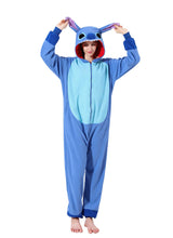 OGU' DEAL Stitch Costumes Onesie Halloween Party Plush Warm Homewear Sleepwear for Adult and Teenagers