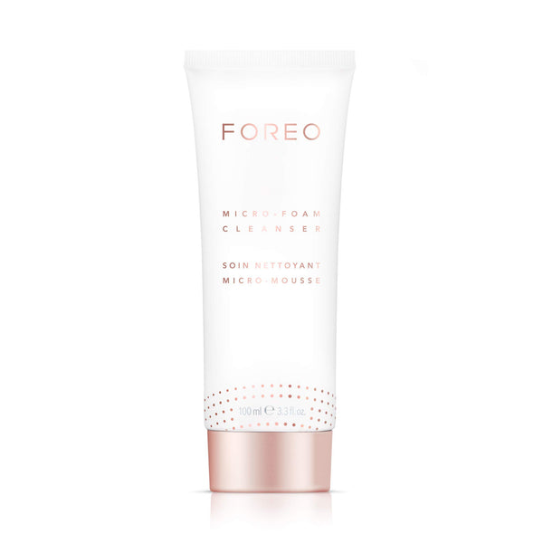 FOREO Micro-Foam Cleanser 100 ml/3.3 fl. Oz., Gentle Foaming Face Wash for All Skin Types, Cruelty-Free and Vegan Formula, 1 Count