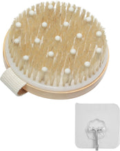 Xuduvay Dry Brushing Body Brush,Dry Brush,for Lymphatic Drainage, Dry Skin, Cellulite, Blood Circulation with Massage Nodes Exfoliating Body Scrubber (4.3inch*4.3inch, 2, Count)