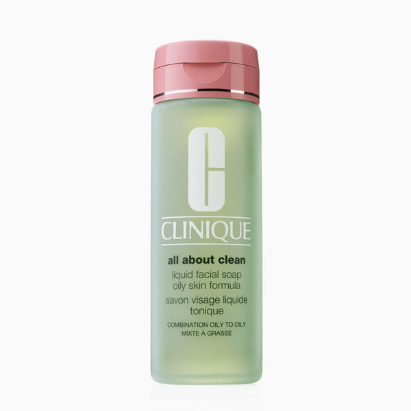 Clinique 3-Step All About Clean Liquid Facial Cleanser Soap For Oily Skin Types, 200ml