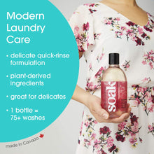 Soak Laundry Soap – 2 Pack Shop & Share | No Rinse, Made in Canada, Plant-Derived Hand Wash Detergent - 375 ml / 12 fl. oz, 75+ Washes Per Bottle (Celebration)