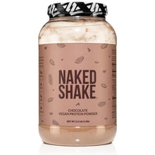 Naked Shake - Chocolate Protein Powder - Plant Based Protein Shake from US & Canadian Farms with MCT Oil, Gluten-Free, Soy-Free, No GMOs or Artificial Sweeteners - 30 Servings