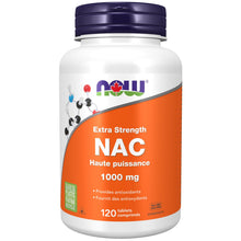 NOW Nac Extra Strength Tablets, 1000mg, 120 Count