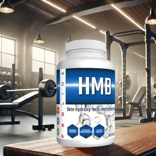 PROLINE HMB Capsules | 3000mg HMB (Beta-Hydroxy Beta-Methylbutyrate), 750mg Per Capsule | HMB Leucine Supplement for Muscle Growth, Recovery, Muscle Soreness, Strength | 120 Capsules