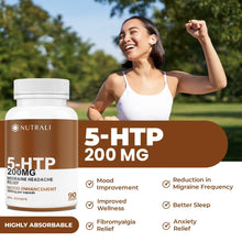 New MAX POTENCY 5htp 200mg Capsules, Improved Mood. Stress Relief, Brain Function, Better Sleep, 5-HTP Supplement for Women and Men Increases Energy, Non-GMO, Vegan, Gluten Free. 90 Capsules.