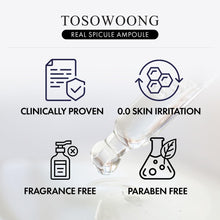 TOSOWOONG Real Spicule Ampoule with 30,000 Shots, Niacinamide, Panthenol, Liquid Skin Booster Serum, Pore Minimizer, Exfoliating, Dead Skin Cells, Skin Texture, Korean Skincare, 30ml, 1.01 fl. oz.