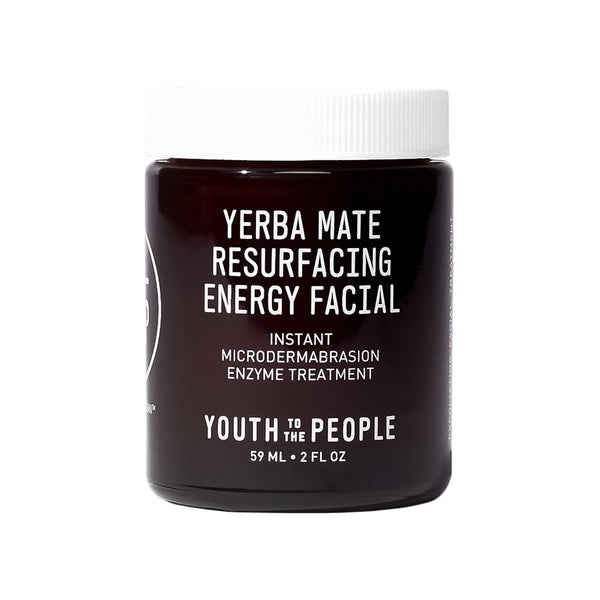 YTTP Resurfacing Energy Microdermabrasion Facial Exfoliator - Exfoliating Face Scrub & Enzyme Treatment Mask to Break Down Dead Skin & Smooth Texture - Vegan Skin Care for Women & Men (2oz)