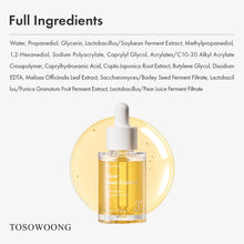 TOSOWOONG Glow Bean Essence, 31,025ppm Soybean Ferment Extract, Glass Skin, Exfoliating, Hydrating, Radiant, Moisturizer, Barrier, Face Serum, Korean Skin Care, 33ml / 1.11 fl. oz.