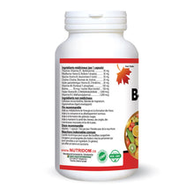 Nutridom Methylated B-Complex Max - All B Vitamins Including Methyl-folate B9, Methyl-cobalamin B12, Benfotiamin B1, Riboflavin B2, B3, Choline B4, B5, B6, Biotin B7, Inositol B8 - Vegan, Non-GMO, Free of Gluten, Soy and Dairy (120 Count)