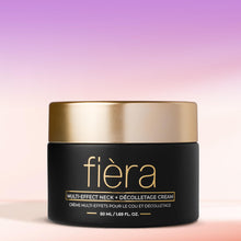 Fièra Neck Firming & Tightening Cream - Anti Aging Moisturizer for Neck - With Glycolic & Hyaluronic Acid, Squalane, Willow Bark Extract - 50 ML