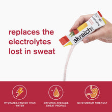 Skratch Labs Hydration Packets Hydration Drink Mix, Strawberry Lemonade (20ct) - Electrolyte Powder Developed for Athletes and Sports Performance, Gluten Free, Vegan, Kosher