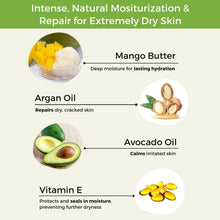 RaGaNaturals Natural Moisturizing Cream - Body & Face Moisturizer for Dry to Very Dry, Sensitive Skin - Unscented Body Cream with Vitamin E & Avocado, Argan Oil - Non-Comedogenic, Fragrance Free -8 Oz