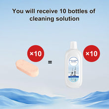 Nukisa 10 Bottles Compatible with Tineco Cleaning Solution 500ml Per Bottle Orange Scents Floor Cleaner Compatible with All Robot Vacuums with Mopping and Cordless Wet/Dry Vacuum (Orange Scents)