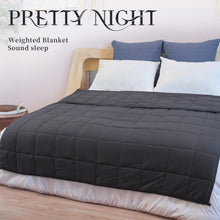 PRETTY NIGHT Weighted Blanket 15lbs Queen Size Dark Grey 60