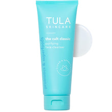 TULA Skin Care The Cult Classic Purifying Face Cleanser - Gentle and Effective Face Wash, Makeup Remover, Nourishing and Hydrating, 4.2 oz.