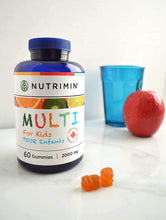 Nutrimin Multi+ Gummy for Kids - Allergen Free Vegan Vitamins and Nutrients - 240 Count of Halal Multivitamin Gummies (2 month supply)