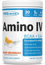 PEScience Amino IV, BCAA and EAA Powder with Electrolytes, 30 Servings, Orange Dreamsicle