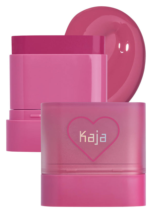 Kaja Dewy Bar - Creamy Multi-Stick Blusher & Lip Balm, Natural Glow with 45% Moisturizing Oil, Apple Extract, Vitamin-Hyaluronic Acid Infused, Easy Blend, 01 Berry Sparkler, 10g