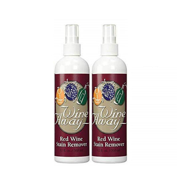 Wine Away Red Wine Stain Remover - Removes Wine Spots - Perfect Fabric Upholstery and Carpet Cleaner Spray Solution - Spray on Stain Wash and Laundry to Vanish Stain - 24 Fl Oz (Pack of 2)