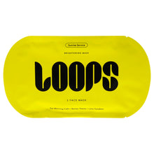 LOOPS SUNRISE SERVICE - Brightening Hydrogel Face Mask - Hydrates, Brightens, Depuffs and Wakes Up Your Complexion - Antioxidants Help Protect Against Free Radical Damage - 5 Pc