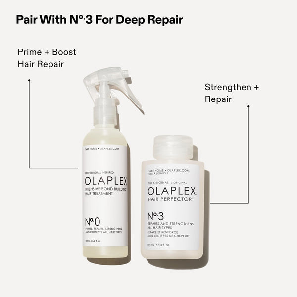 Olaplex No. 0 Intensive Bond Building Hair Treatment, Repairs, Protects, & Strengthens All Hair Types, 155ml