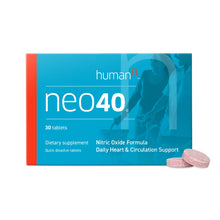 Neo40, Daily Heart and Circulation Support, Nitric Oxide Formula, Dietary Supplement, Quick Dissolve 30 Tablets