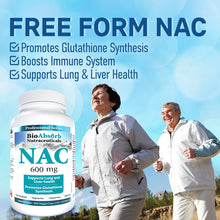 NAC Supplement 600 mg N-Acetyl-L-Cysteine, 200 Veggie Capsules. Promotes Glutathione Synthesis.