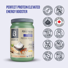 Botanica Health Perfect Protein Elevated Energy Booster, Versatile Protein Powder with Muscle Support & Energy Source, Muscle Repair and Recovery, Energy, B Complex, Panax Ginseng, Cordyceps, Athletes, Exercise Supplement, Vanilla Protein Powder, Organic,