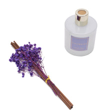 Cocorrína Premium Reed Diffuser Set with Preserved Baby's Breath & Cotton Stick Lavender Thyme | 6.7oz Scent Fragrance Lavender Oil Diffuser for Bedroom Bathroom Living Room Home Décor