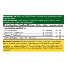 MegaFood Natural Calcium Magnesium Potassium Mineral Supplements | Helps Maintain Healthy Blood Pressure Level and Support Bones & Teeth | Multivitamins for Women Men & Kids 60 Capsules | with Dandelion Root Parsley Stearic Acid & Dried Yeast.