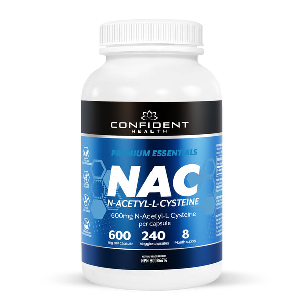 NAC Supplement 600mg– 100% Pure & Pharmaceutical Grade - N-Acetyl-L-Cysteine - 240 Veggie Capsules – 8 Month Supply of Immune Booster Supplements - Stay Strong and Resilient