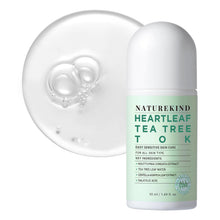 NATUREKIND Heartleaf Tea Tree Tok, Soothing Toner Serum, Centella Asiatica, Korean Facial Skincare for Pore Control, Calming, Nourishing. 50ml, 1.69 fl. oz.