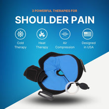 NatraCure Cold or Hot Shoulder Ice Pack Wrap, Compression Shoulder Brace for Pain Relief - Cool or Heating Pad for Rotator Cuff Injuries, Football, Baseball, Volleyball, Basketball, Golf, Softball