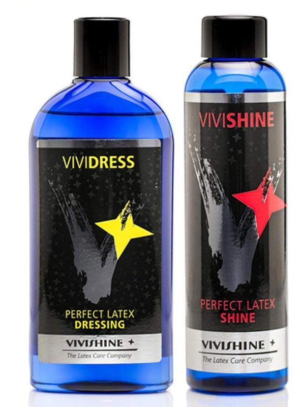 Vivishine 150ml - Vividress 250ml Combo - for Latex Clothing