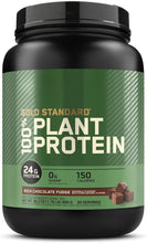 ON Gold Standard 100% Plant Protein | Vegan Protein Powder | 24g Protein, 9 Essential Amino Acids, Sugar Free | Gluten Free, No Artificial Colours, Flavours, or Sweeteners | 1.76LB, 20 Servings (Rich Chocolate Fudge)