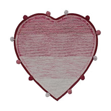 Valentine's Day Heart Shaped Water Absorbent Bathroom Vanity Bath Rug 23