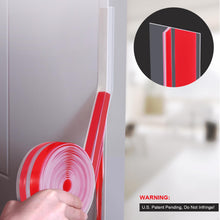 T-Shaped Clear Silicone Seal Strip for Door & Windows Gaps,Weather Stripping Door Seal Strip，20Ft Door Draft Stopper for Side of Door