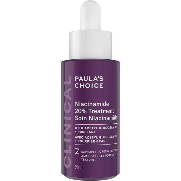 Paula's Choice CLINICAL 20% Niacinamide Vitamin B3 Concentrated Serum, Anti-Aging Treatment for Discolouration & Minimizing Large Pores, Fragrance-Free & Paraben-Free, 20 ml