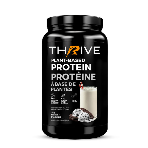 Plant-Based Protein | Vegan Protein Powder Cookies & Cream | Thrive Protein | 1kg (30 servings)…