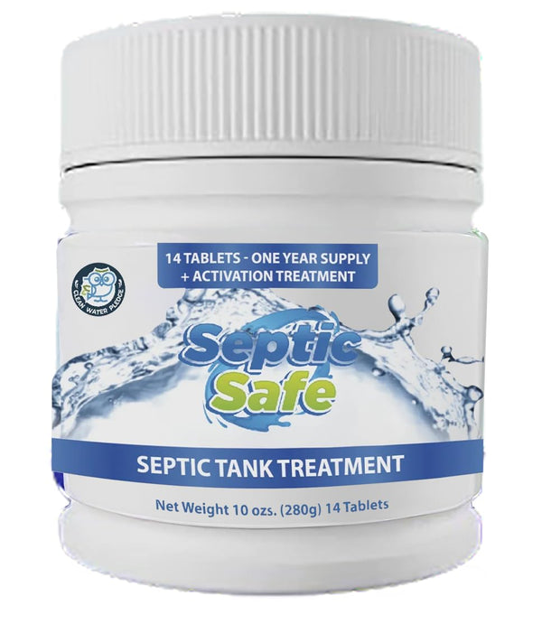 SepticTab - Bio Tablet Septic Tank Treatment - 14 Count One Year Supply - One Flush Per Month - Prevent Costly Septic Tank Repairs with Dissolvable Bio Tablets