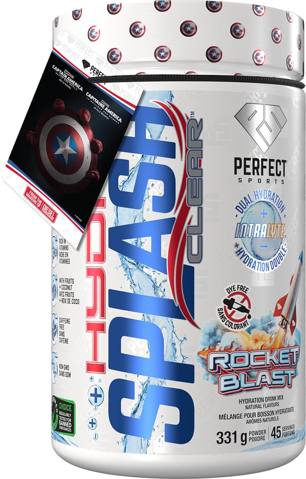 PERFECT SPORTS - HYDROSPLASH CLEAR - Rocket Blast, 45 Servings