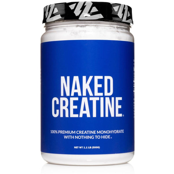 Pure Micronized Creatine Monohydrate – 100 Servings - 500 Grams, 1.1LB Bulk, Vegan, Non-GMO, Gluten Free, Soy Free. Aid Strength Gains, No Artificial Ingredients - NAKED CREATINE